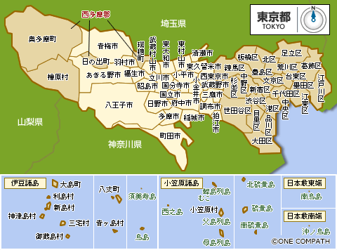 地図（東京都）