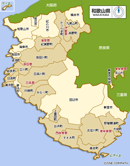 地図（和歌山県）