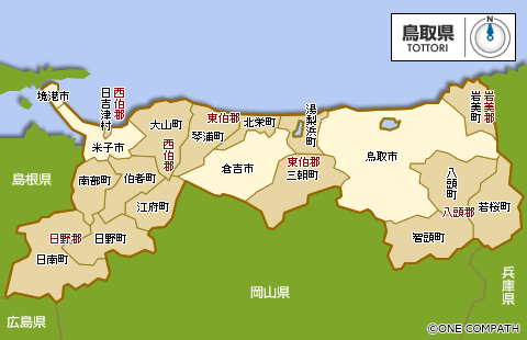 地図（鳥取県）