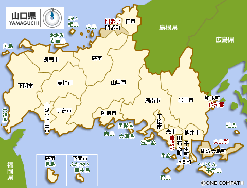 地図（山口県）