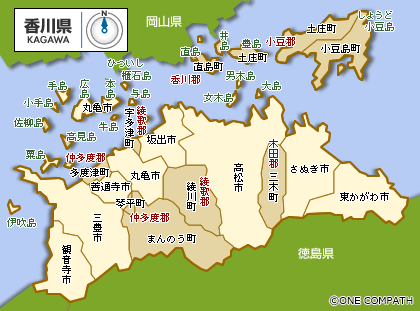 地図（香川県）