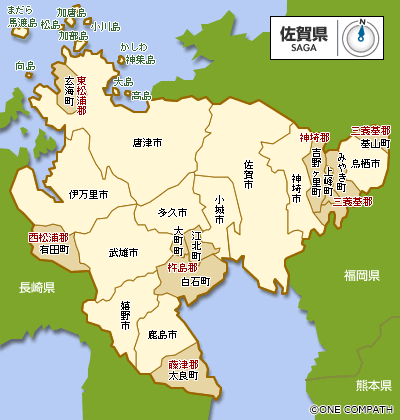 地図（佐賀県）